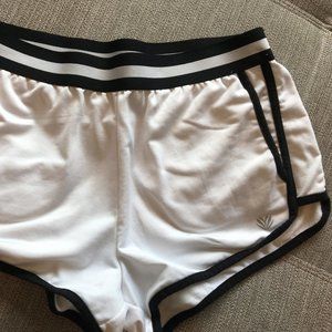 Forever 21 Athletic Lounge Shorts - White/Black